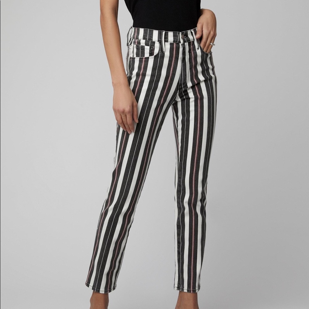 Frame le Sylvie striped jeans 28